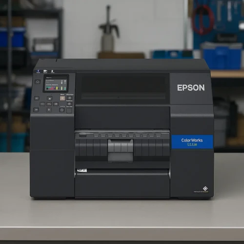 Drukarka Etykiet Kolorowych EPSON CW C 6500PE Z Peelerem C31CH77202 Drukarka Etykiet Kolorowych EPSON CW C 6500PE Z Peelerem C31CH77202