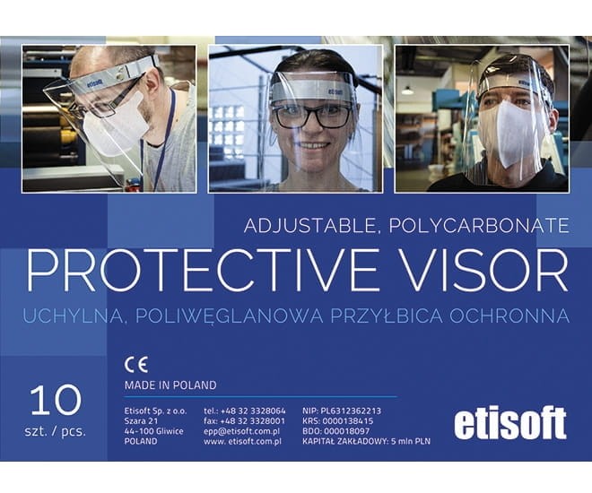 Przyłbica ochronna VISOR MASK ZESTAW