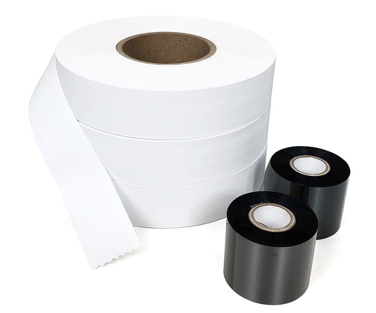 Zestaw NYLON szerokości 40mm (600 mb)+ taśma drukująca (600 mb)