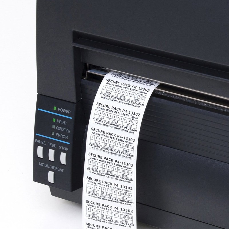 SECURE PACK 45x18 mm etykiety plombowe z kalką termotransferową P4-13302