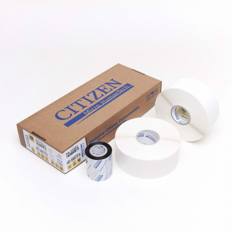 SECURE PACK 45x18 mm etykiety plombowe z kalką termotransferową P4-13302