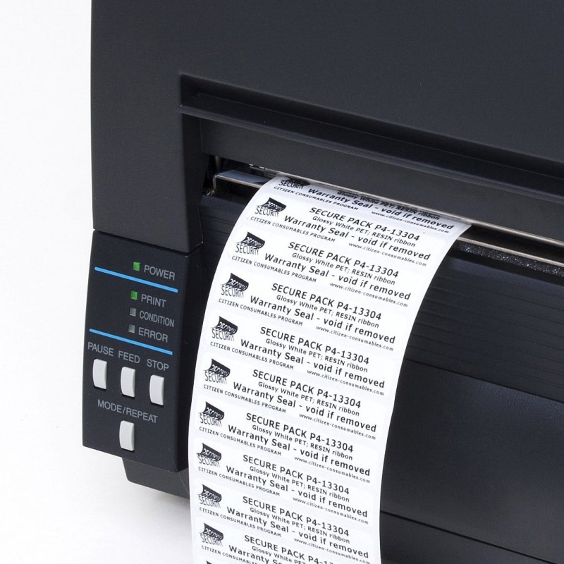 SECURE PACK 72x12mm etykiety plombowe z kalką termotransferową P4-13304