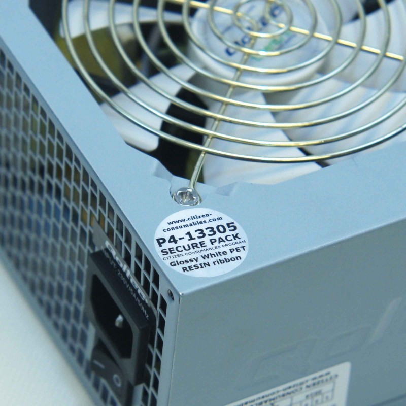 SECURE PACK fi 25mm etykiety plombowe z kalką termotransferową P4-13305