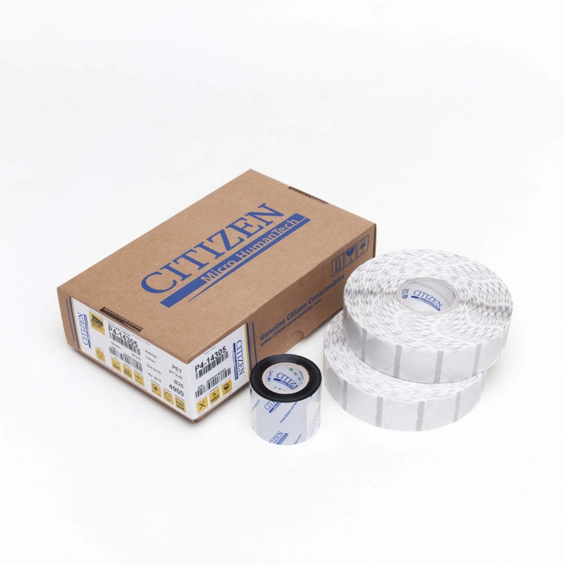 SECURE PACK fi 25mm etykiety plombowe z kalką termotransferową P4-14305