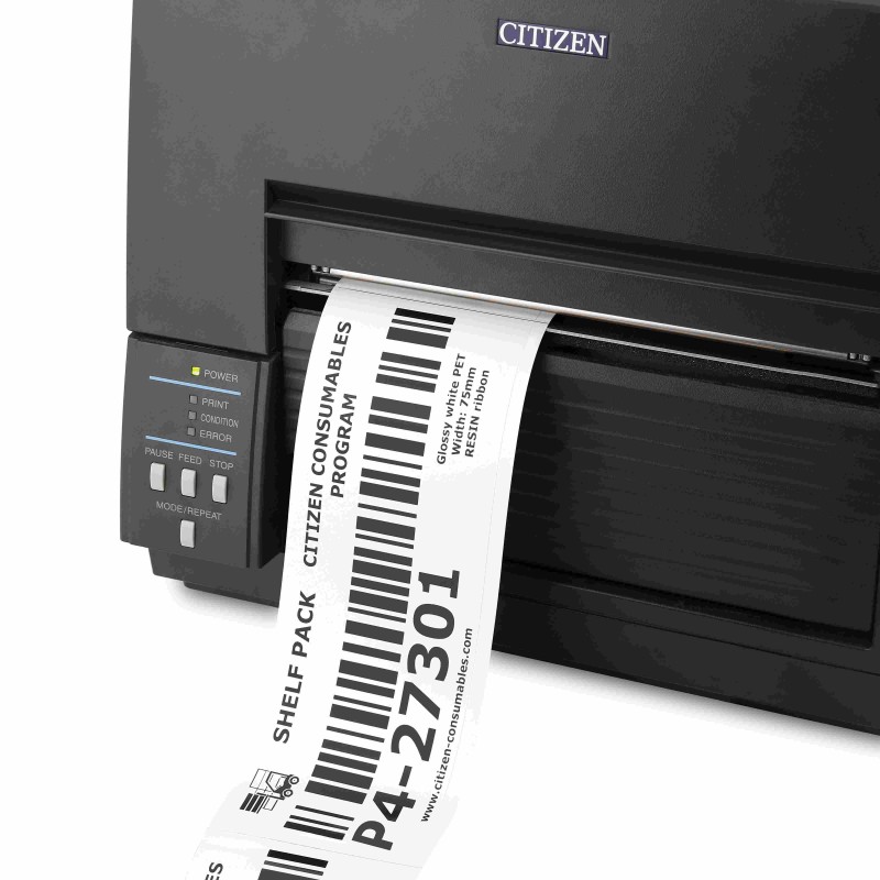 SHELF PACK etykiety do oznaczania półek magazynowych 70mm x 75mb z kalką termotranferową P4-27301