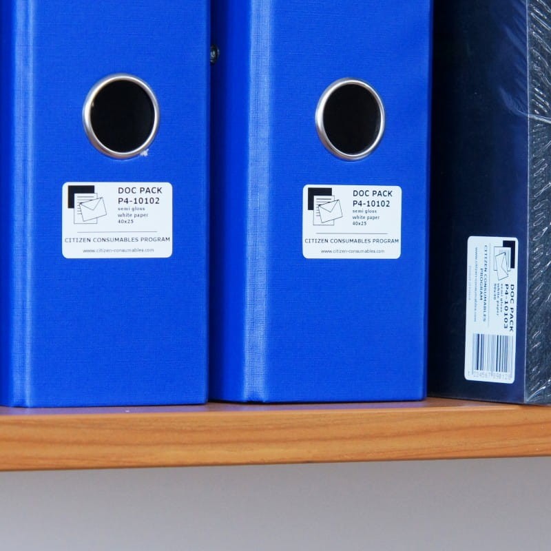 DOC PACK 40x25 etykiety papierowe P4-10102