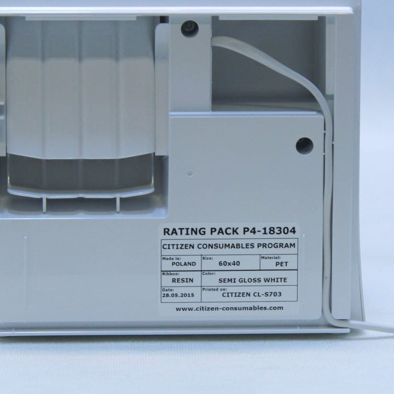 RATING PACK 60x40 tabliczki znamionowe  P4-18304