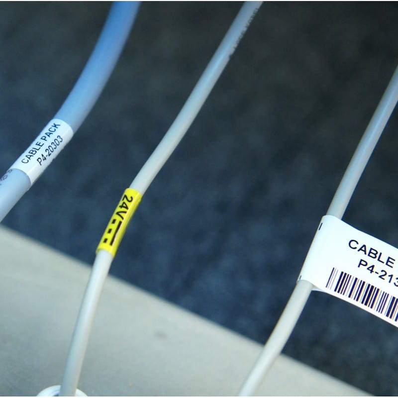 CABLE PACK 25,4x57,2 etykiety do oznaczania kabli P4-20303