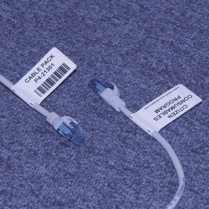 CABLE PACK 25,4x95,3 etykiety do oznaczania kabli P4-21031