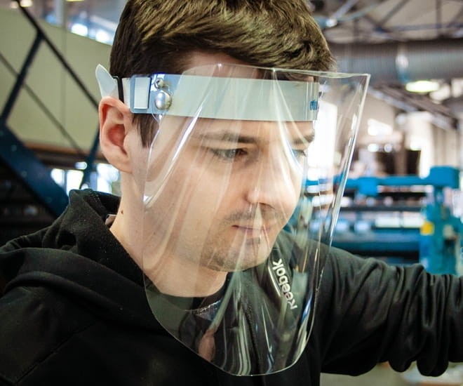 Uchylna Przyłbica ochronna VISOR MASK