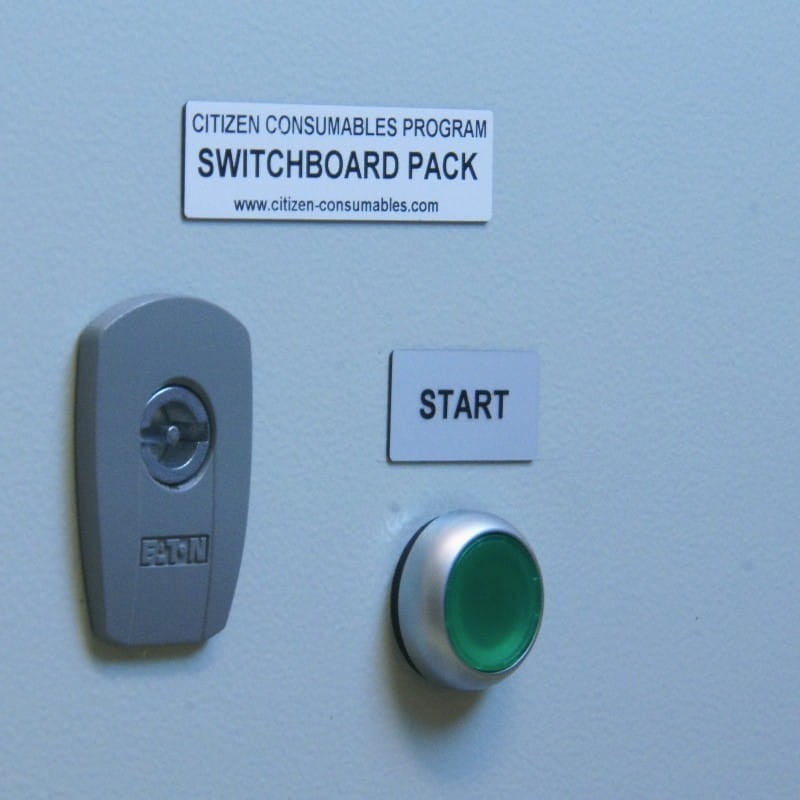 SWITCHBOARD PACK 45x15 etykiety do oznaczania paneli i szaf sterowniczych P4-25304