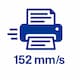 Prędkość druku 152 mm/s