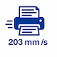 203 mm/s