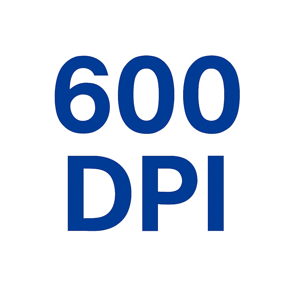 Rozdzielczość 600 dpi