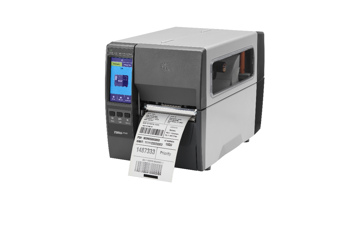 Zebra ZT231 ZT23143-T1E000FZ – drukarka etykiet 300 dpi z dyspenserem (peeler)